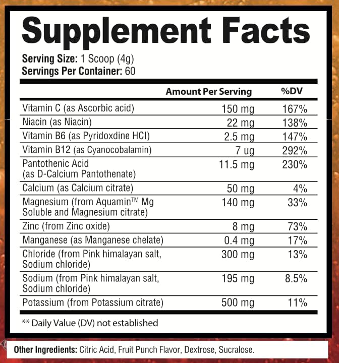 Motiv-8 Recovery Hydration and Recovery, Electrolyte Recovery Drink, Increased Endurance, Enhances Recovery, Sugar-Free (60 Servings, Fruit Punch)