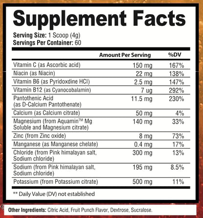 Motiv-8 Recovery Hydration and Recovery, Electrolyte Recovery Drink, Increased Endurance, Enhances Recovery, Sugar-Free (60 Servings, Fruit Punch)