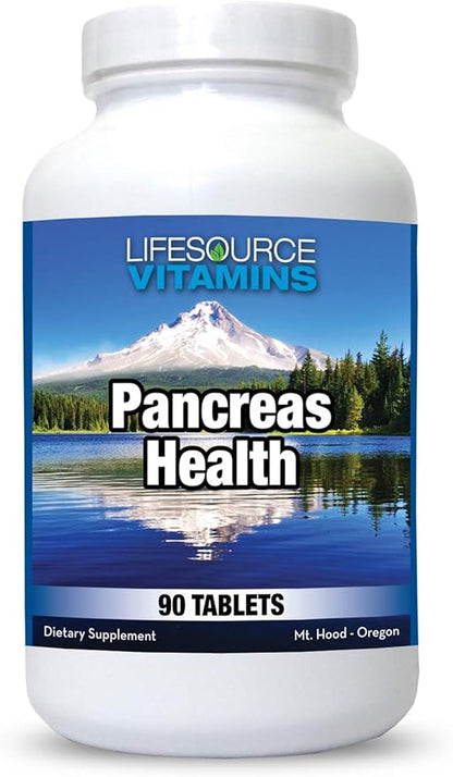 LifeSource Vitamins Pancreas Health-18 All Natural Synergistic Ingredients for Pancreas Health & Support