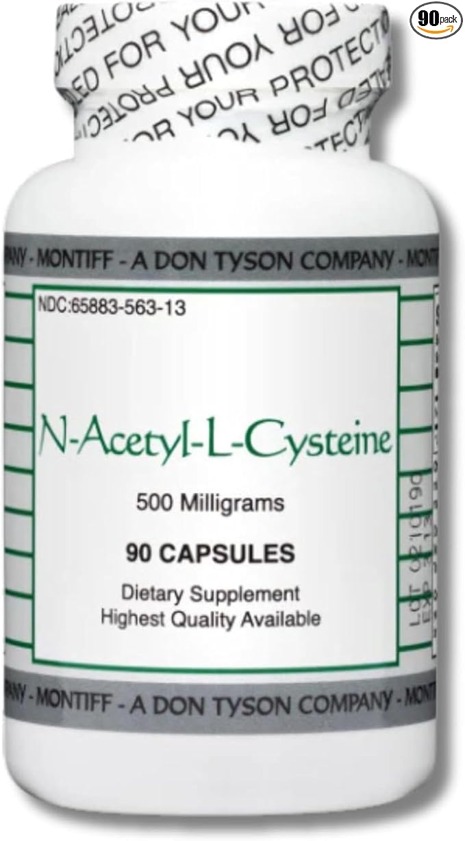 MindEyes N-Acetyl-L-Cysteine NAC 500mg Supplement (90 Capsules)