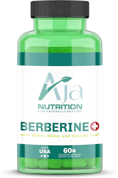 Berberine + with Banaba Leaf and Bitter Melon, Multivitamin, Comprehensive Support, Antioxidant Rich (60 Servings)