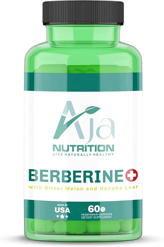 Berberine + with Banaba Leaf and Bitter Melon, Multivitamin, Comprehensive Support, Antioxidant Rich (60 Servings)