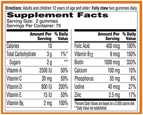 One A Day Women’s Multivitamin, Supplement with Vitamins A, C, E, B1, B2, B6, B12, Biotin, Calcium and Vitamin D, 150 count