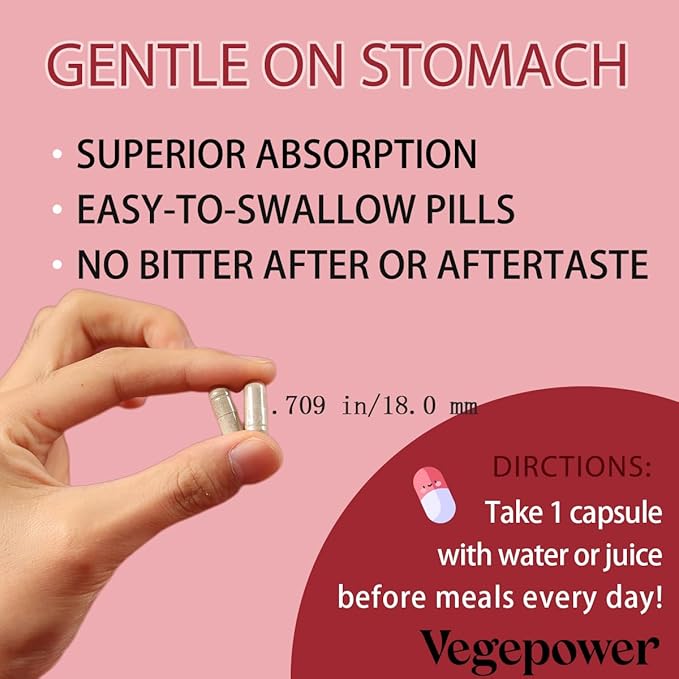 Iron Supplements for Women Men, Vegan Iron Bisglycinate 30mg Plus Vitamin C, B12, Folic Acid - Iron Pills for Anemia, Blood Builder & Energy Support - Gentle, High Absorption, Non-GMO - 90 Capsules