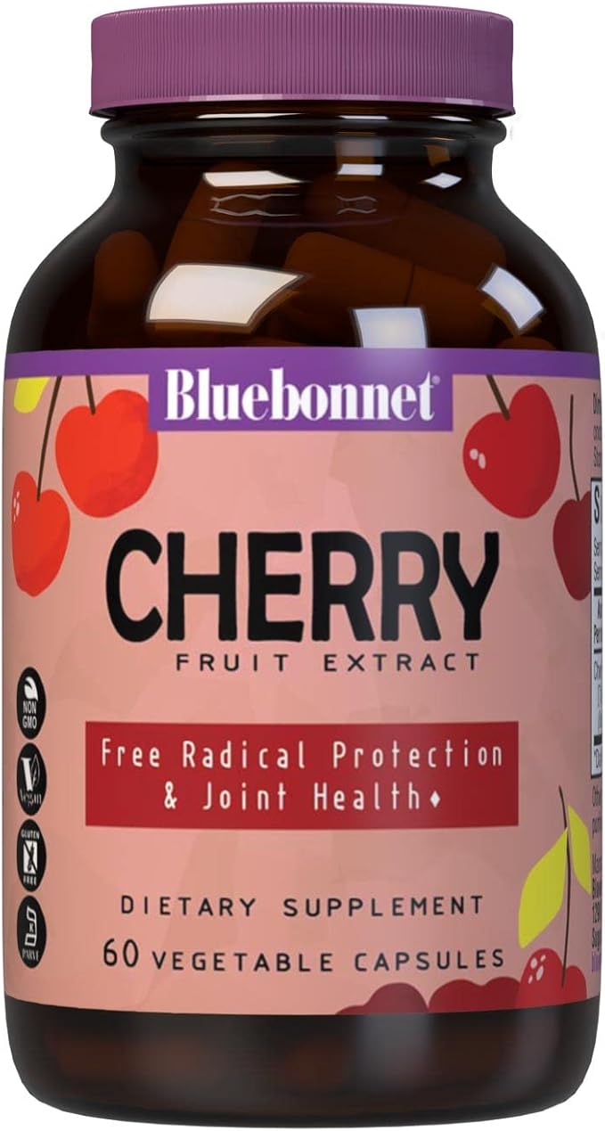 BlueBonnet Super Fruit Cherry Fruit Extract Supplement, 60 Count