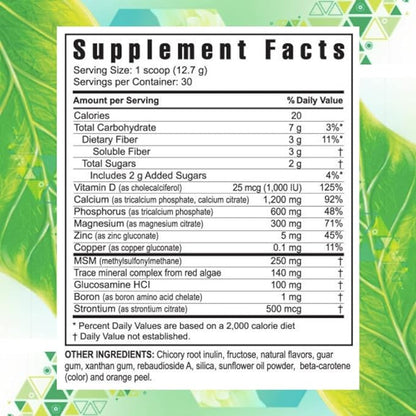 Youngevity Beyond Osteo FX - Tropical Vanilla | Healthy Bone & Joint Support | Multi-Vitamin Powder | 30 Servings (1 Canister)