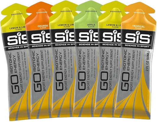 SiS GO Isotonic Energy Variety Pack, 2 Fl Oz (Pack of 6)