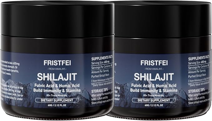 Shilajit Pure Himalayan Organic Shilajit Resin - Gold Grade 100% Pure Shilajit for Men & Women | with Fulvic Acid & 85+ Trace Minerals