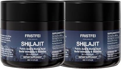 Shilajit Pure Himalayan Organic Shilajit Resin - Gold Grade 100% Pure Shilajit for Men & Women | with Fulvic Acid & 85+ Trace Minerals