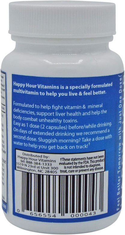Bottle - Multivitamin Formulated for Better Mornings – Live & Feel Better with Milk Thistle, Prickly Pear Cactus, B & C Vitamins, & More- 10 Servings