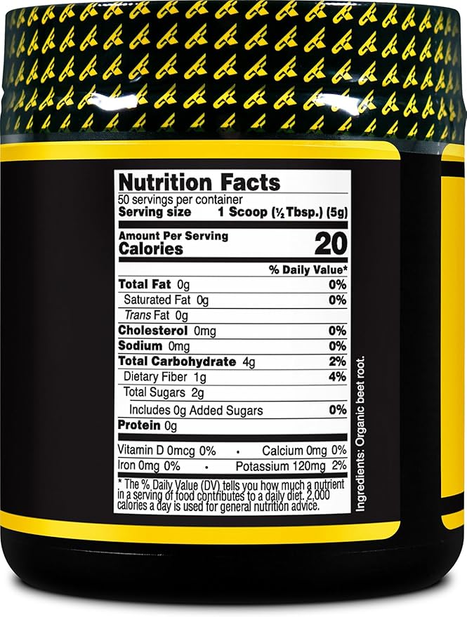 Primaforce Organic Beet Root Powder (250g) Unflavored - Natural Source of Antioxidants and Nutrients