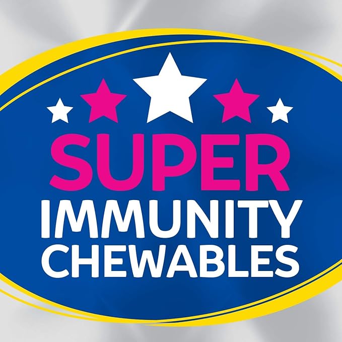 Culturelle Immune Defense Probiotic with Vitamin C, Vitamin D and Zinc + Elderberry, Non-GMO, 4-in-1 Immune Support for Kids Ages 3+*, Mixed Berry Chewables, 30 Count