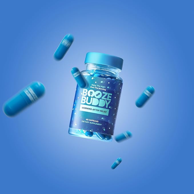 Enjoy The Night, Own The Morning After Drinking – Wellness Vitamins, Electrolytes, Antioxidants for Liver Support and Hydration – 48-Count