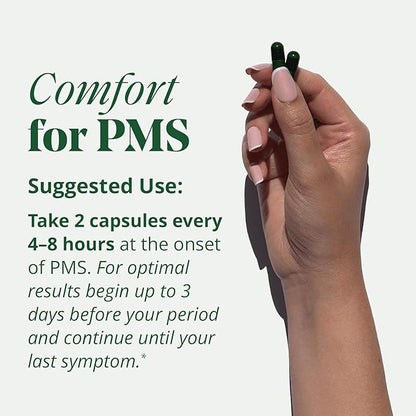 PMS & Period Relief - Menstrual Cramp Relief: No More Period Cramps, Mood Swings, or Bloating. PMS Supplement for Happy Hormones and Period Relief. (36 Count)