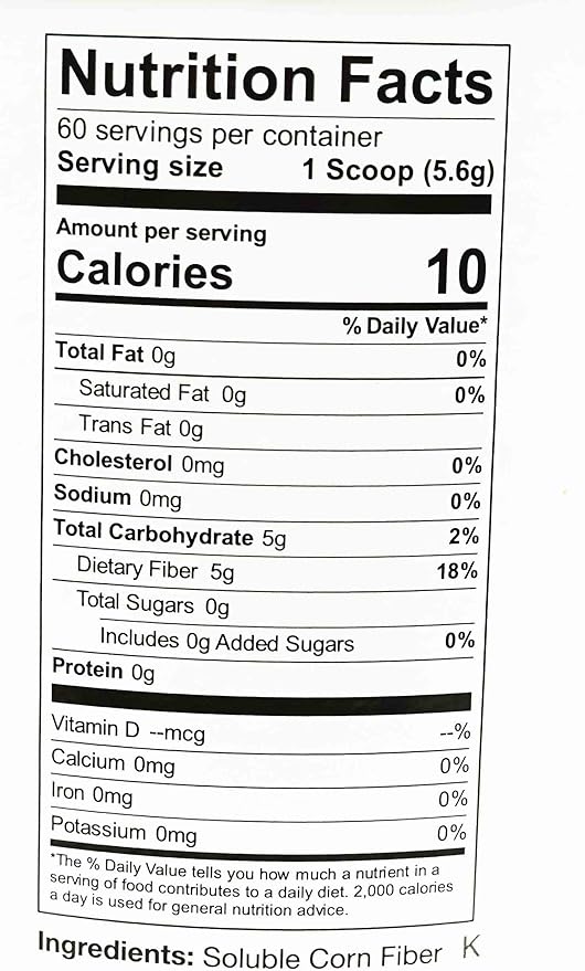 FiberCel Unflavored Fiber Powder 12oz