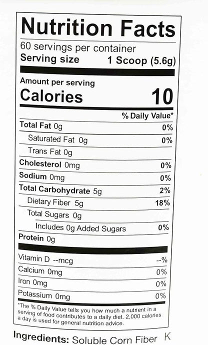 FiberCel Unflavored Fiber Powder 12oz