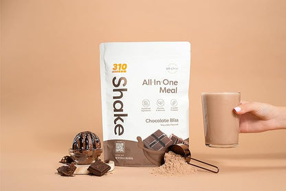 310 Nutrition – All-In-One Meal Replacement Shake - New Formula with Fiber Rich Vegan Superfood Blend - Natural Sweeteners - Low Carb Shake, Keto & Paleo Friendly - Gluten Free - 26 Essential Vitamins & Minerals - Triple Flavor Pack