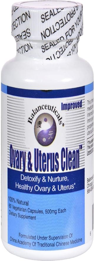 Ovary & Uterus Clean, 500 mg Dietary Supplement Capsules, 60-Count Bottle