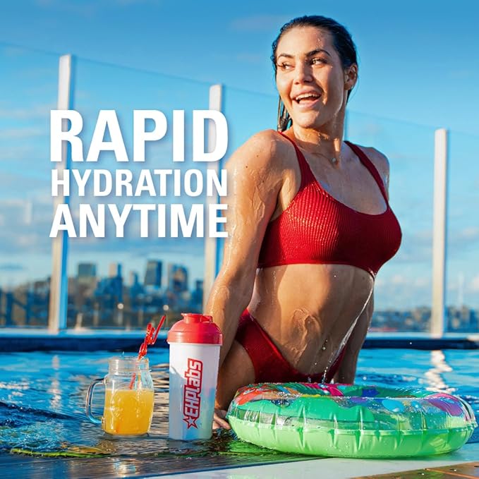 EHP Labs Hydreau Electrolytes Powder No Sugar - Hydration Powder for Endurance & Energy - Electrolyte Powder for Men & Women - Sugar Free Electrolytes - Fijian Pineapple (40 Serves)