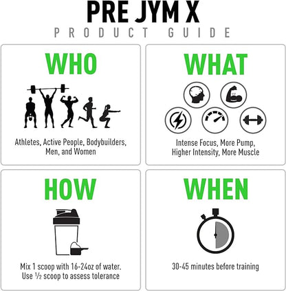 Pre JYM X Rise N' Grind Advanced Pre-Workout Powder Massive Pumps, Citrulline Nitrate, Dynamine, NO3T Betaine, BCAA’s, Nootropics, Creatine, Beta-Alanine, JYM Supplement Science, 20 Servings