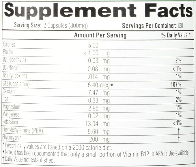 E3LIVE Blue Majik Organic Spirulina Powder: Superfood Your Way to Radiant Health and Wellness - No Fishy Smell, 100% Vegan Protein 240 Count