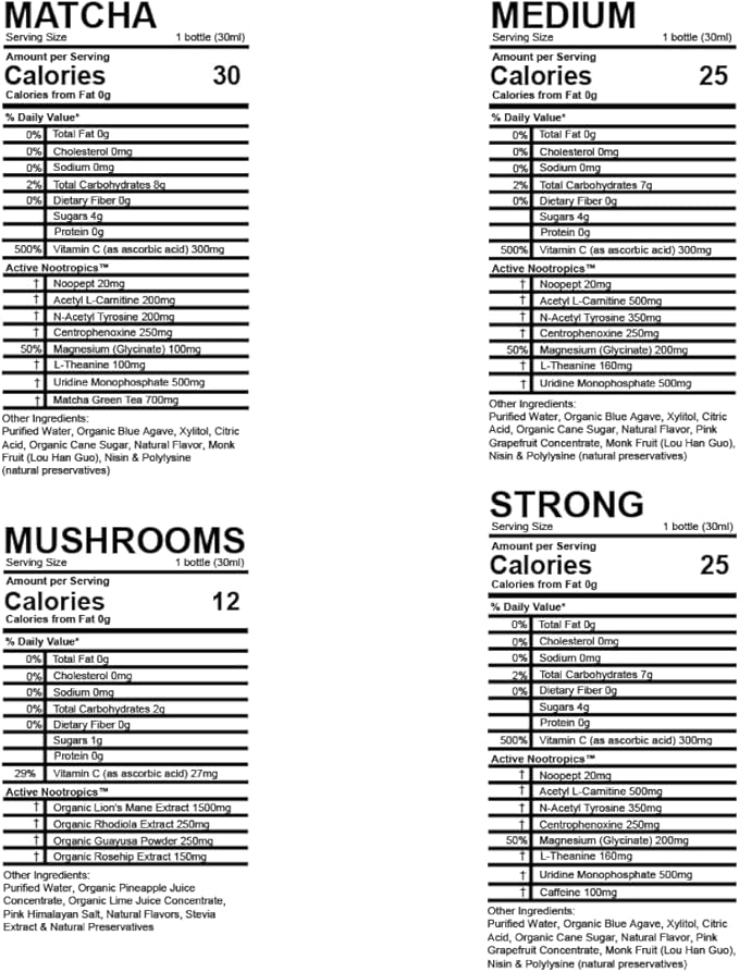 TruBrain Drinks – Nootropic Brain Food Designed by Neuroscientists to Boost Mental Output & Improve Memory Nootropic Supplement