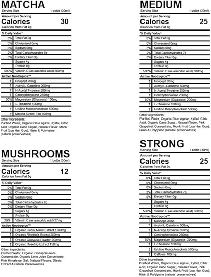 TruBrain Drinks – Nootropic Brain Food Designed by Neuroscientists to Boost Mental Output & Improve Memory Nootropic Supplement
