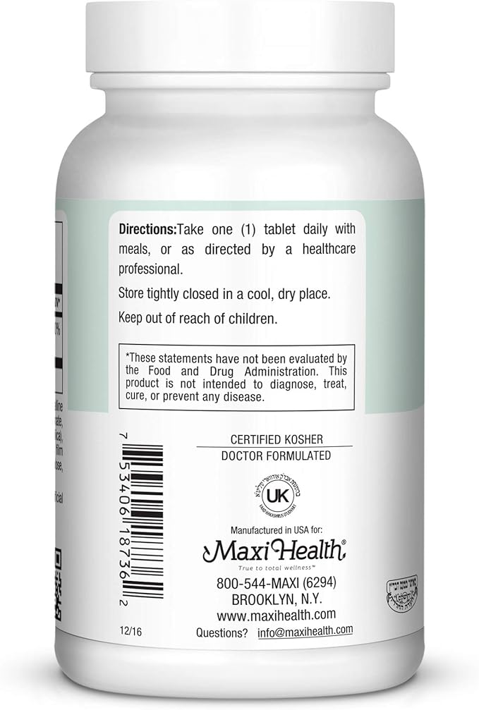 Maxi-Health Vitamin D3 1000 IU - for Healthy Muscle Function, Bone Health and Immune Support – 360 Tablets – Best Kosher Supplement for Adults