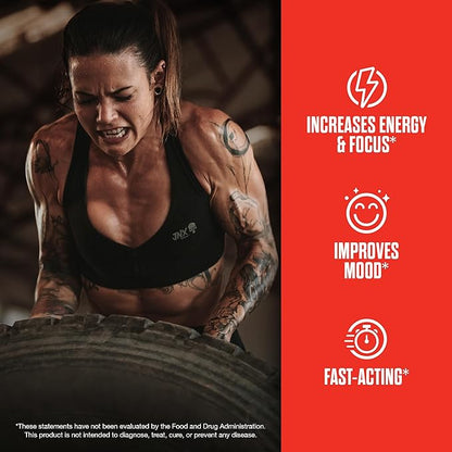 JNX SPORTS The Omen! Thermogenic Fat Burner – Dietary Supplement for Men & Women with L Carnitine | Appetite Suppressant & Metabolism Booster | 100 Capsules