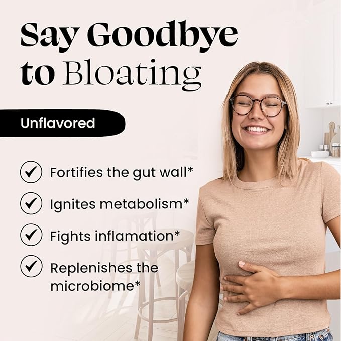 Optimal Prime - MUUU Bovine Colostrum Supplement and Superfood Powder for Gut Health, Bloating, Immune Support, Hair, Skin, and Nails Unflavored, 120 Servings