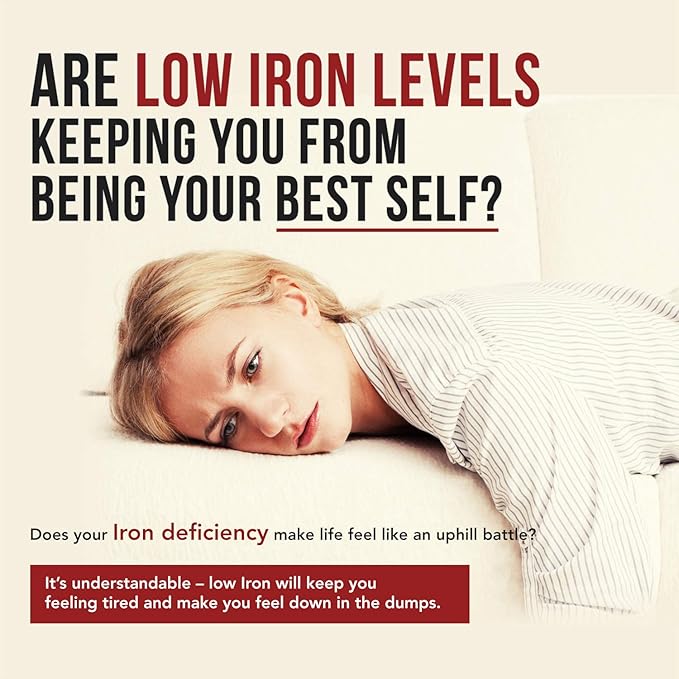 Ionic Liquid Iron Supplement (236 Servings) – Highest Absorption Rate Allows for Smaller Dose & Less Stomach Issues - Non-Flavored, Vegan, Ionically Charged, Earth-Sourced Minerals