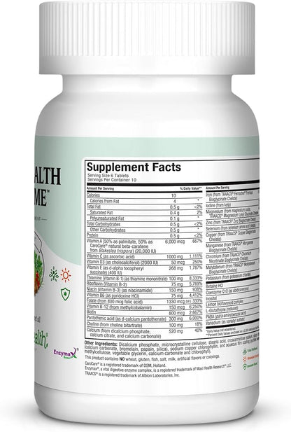 Maxi Health Supreme High Potency Multivitamin & Mineral for Wellness, Immune Boost & Antioxidant Defense, Includes Vitamin A, Vitamin C, Vit D and E, Vitamin B12, B6, Biotin, Selenium, Zinc, Inositol…