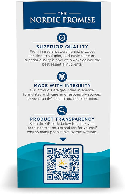 Nordic Naturals Complete Omega-D3, Lemon Flavor - 120 Soft Gels - 565 mg Omega-3 + 70 mg GLA + 1000 IU Vitamin D3 - EPA & DHA - Healthy Skin & Joints, Cognition, Positive Mood - Non-GMO - 60 Servings