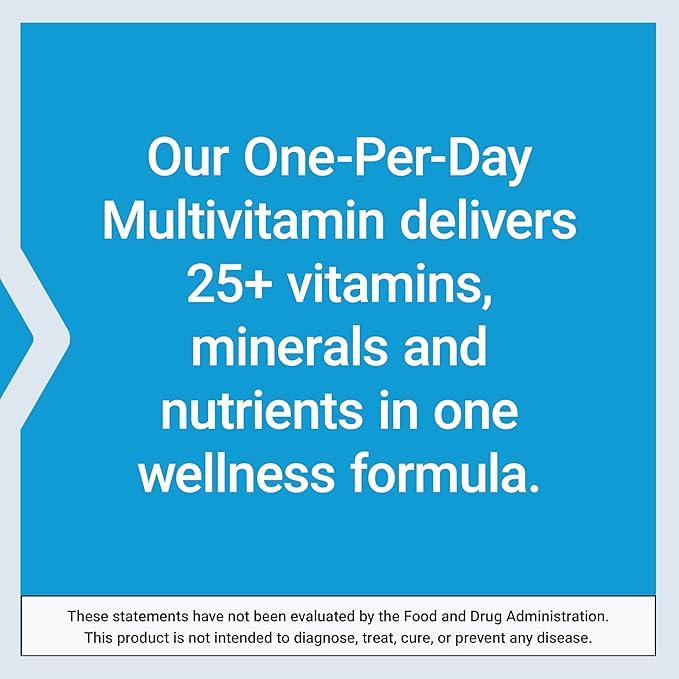 Life Extension One-Per-Day Multivitamin – Packed with Over 25 Vitamins, Minerals & Plant Extracts, Quercetin, 5-MTHF Folate & More – 1-Daily, Non-GMO, Gluten-Free – 60 Tablets