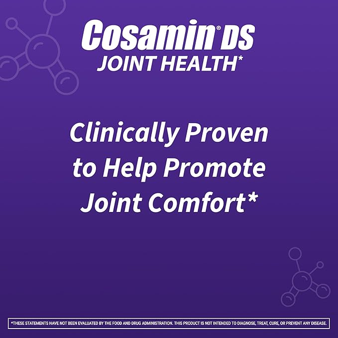 Cosamin DS, #1 Researched Glucosamine & Chondroitin Joint Health Supplement, 150 'Easy-To-Swallow' Caplets