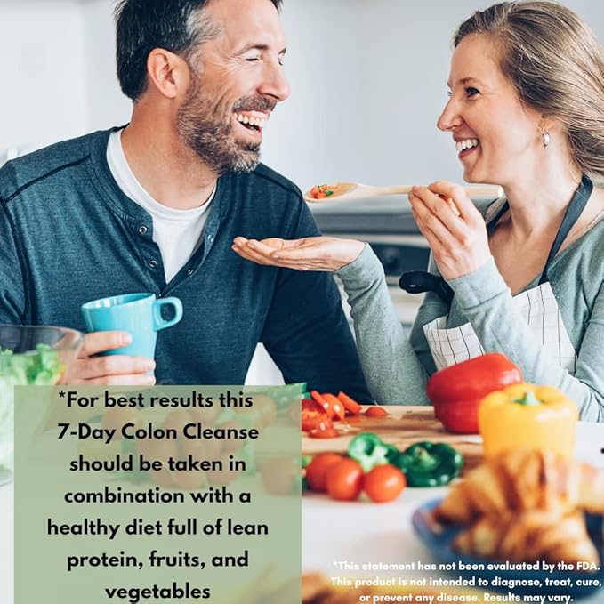 Herman Organic 7-Day Colon Cleanse Supports Healthy Bowel Movements, Colon Cleanse Detox