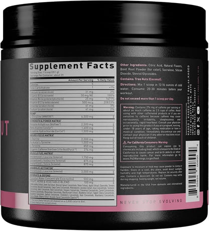 Kaged Original Pre Workout Powder | Pink Lemonade | Pre-Kaged | Formulated with Creatine, Beta Alanine, Pure Caffeine | 20 Servings