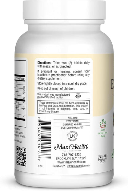 Maxi Health Max Energee - Natural Energy and Stamina Booster - 180 Tablets - Kosher