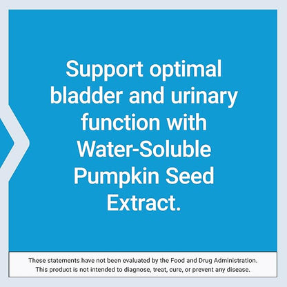 Life Extension Water-Soluble Pumpkin Seed Extract, Promotes Prostate & Urinary Tract Health, Bladder Health Support, Men, Women, Gluten-Free, Non-GMO, Vegetarian, 60 Capsules