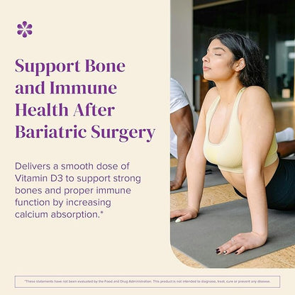BariMelts Vitamin D3 5000 IU - 90 Fast-Dissolving Tablets (3-Month Supply) - Bariatric Vitamins for Women, Natural Apple Flavor