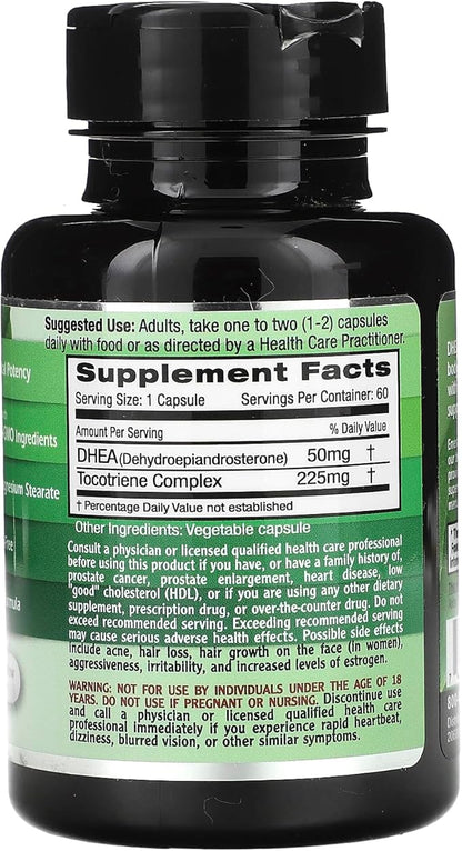 Emerald Labs DHEA 50mg - Adrenal Support Supplement to Help Hormone Balance* - Gluten-Free - 60 Vegetable Capsules (60-Day Supply)