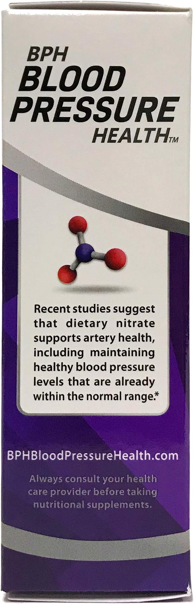 Blood Pressure Health Maintenance Dietary Supplement Caplets, Purple, Beetroot, 60 Count