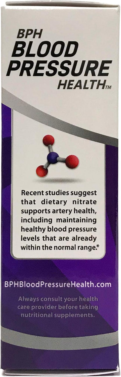 Blood Pressure Health Maintenance Dietary Supplement Caplets, Purple, Beetroot, 60 Count