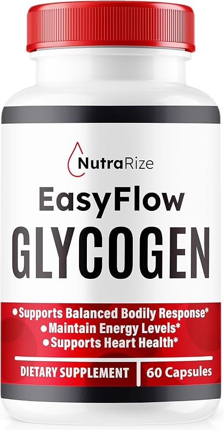 Easy Flow Glycogen, EasyFlow Glycogen Support Capsules, Easy Flow Glyco Optimizer, Official EasyFlow Glyco Optimiser Capsules, Easy Flow Detox Cleanse, Easy Flow Glycol (60 Capsules)