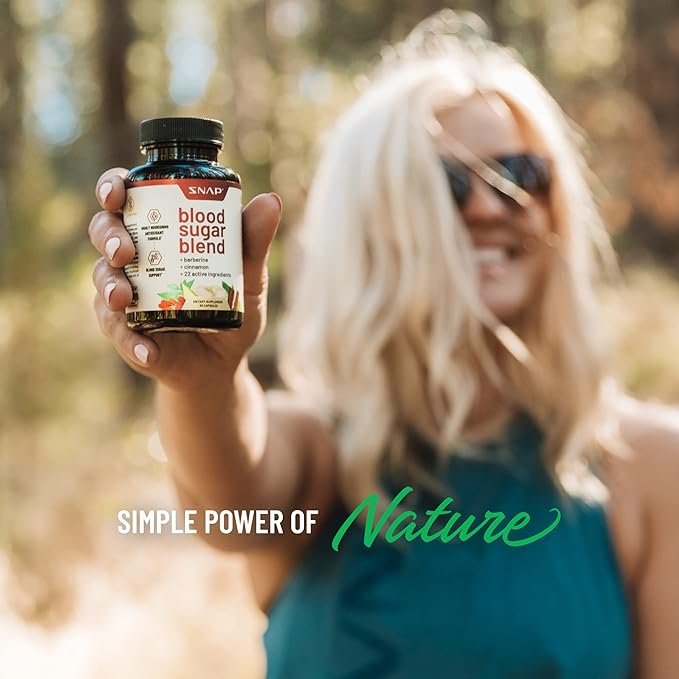 Snap Supplements Blood Sugar Blend - Support Healthy Blood Sugar, 180 Count