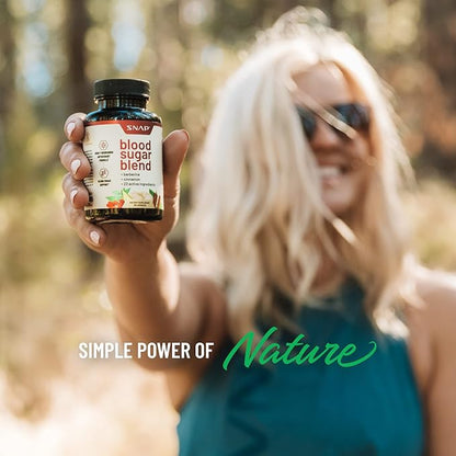 Snap Supplements Blood Sugar Blend - Support Healthy Blood Sugar, 180 Count