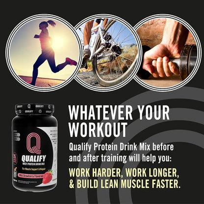 Strawberry Protein Powder Shake, Whey Protein Powder Post Workout Recovery Drink, Gluten Free, Sugar Free, Highly Kosher, 25g Protein, 5.6g BCAA, 1.65lb