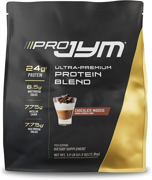 Pro JYM Chocolate Mousse Protein Powder - Whey Protein Isolates, Casein, & Milk Protein, Lean Muscle Building for Men & Women, JYM Supplement Science, 45 Servings