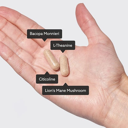 Mind Lab Pro® Universal Nootropic™ Brain Booster Supplement for Focus, Memory, Clarity, Energy - 60 Capsules - Plant-Based, Naturally Sourced Memory Vitamins for Better Brain Health