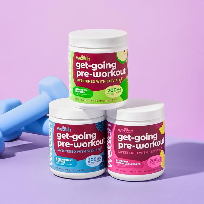 Get-Going Pre-Workout Drink Mix (Green Apple Flavored, 30 Servings)